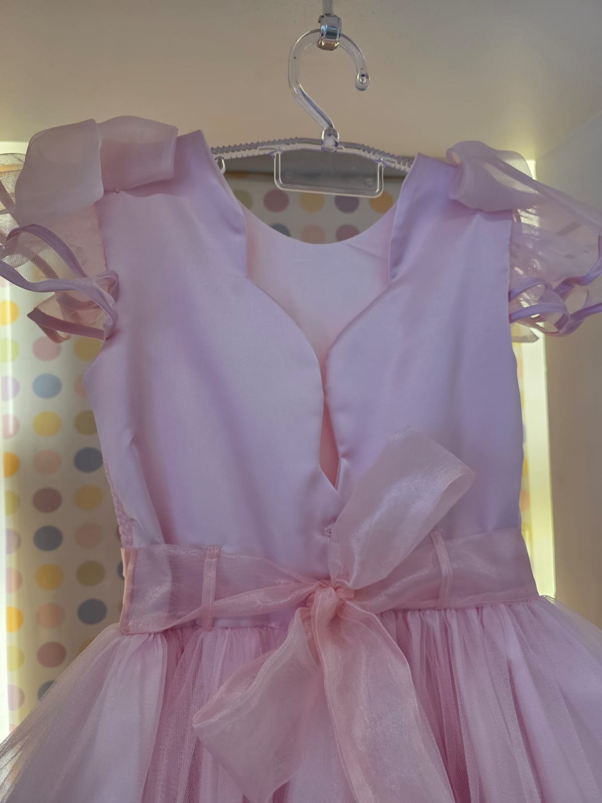 Vestido Infantil Festa Rosa Flor Buá
