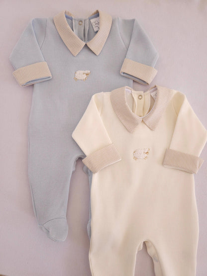 Saída Maternidade Azul Ovelha Buá