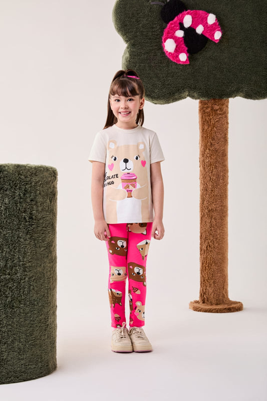 Conjunto Infantil Bege Neon Bimbi