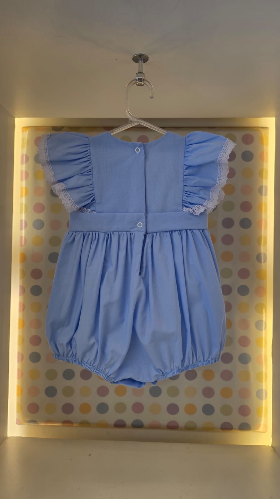 Homper Bebê Azul Bordado Buá