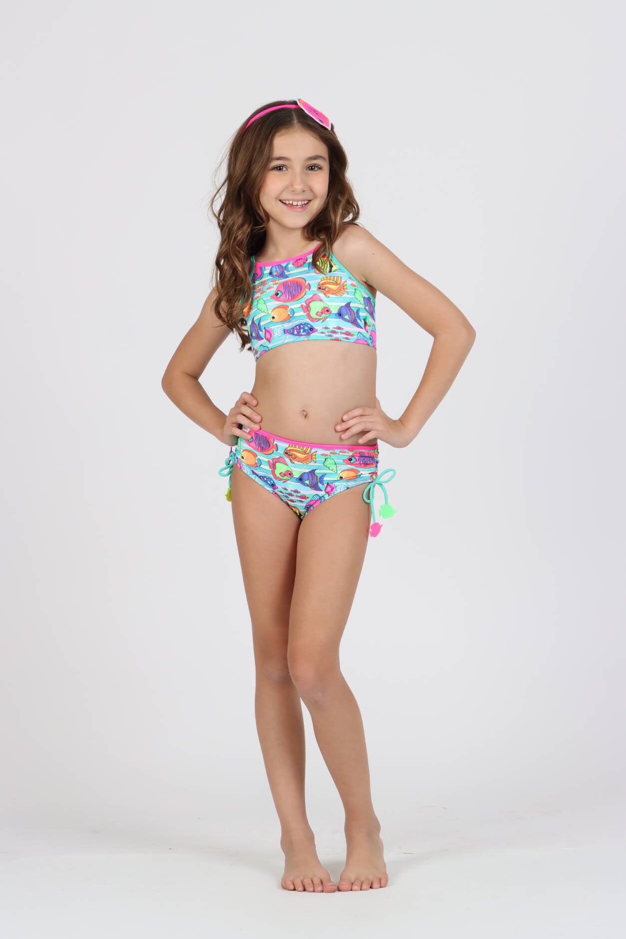 Biquíni Infantil Laila Aquarela Siri