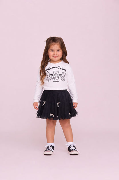 Conjunto Infantil Saia Tule Buá
