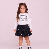 Conjunto Infantil Saia Tule Buá