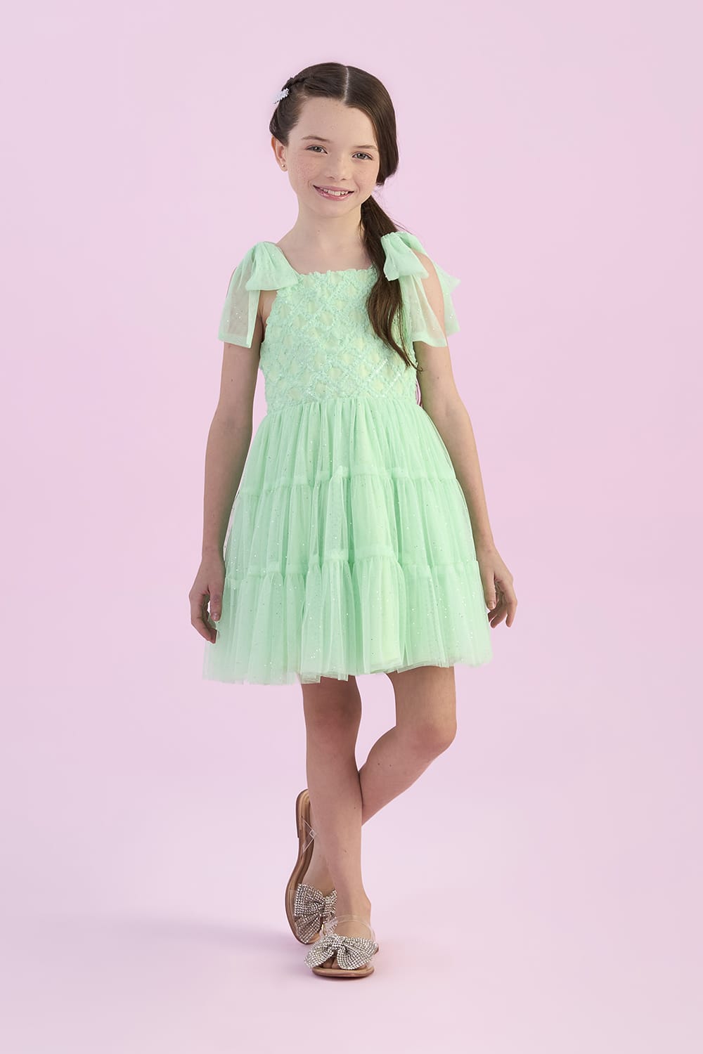 Vestido Verde Petit Cherie