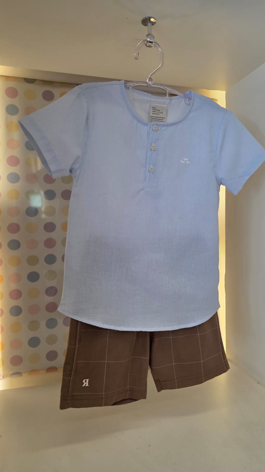 Conjunto Infantil Menino Bata Azul Buá