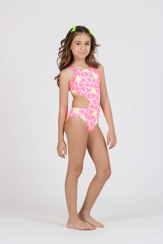 Maiô Infantil Camila Love Siri