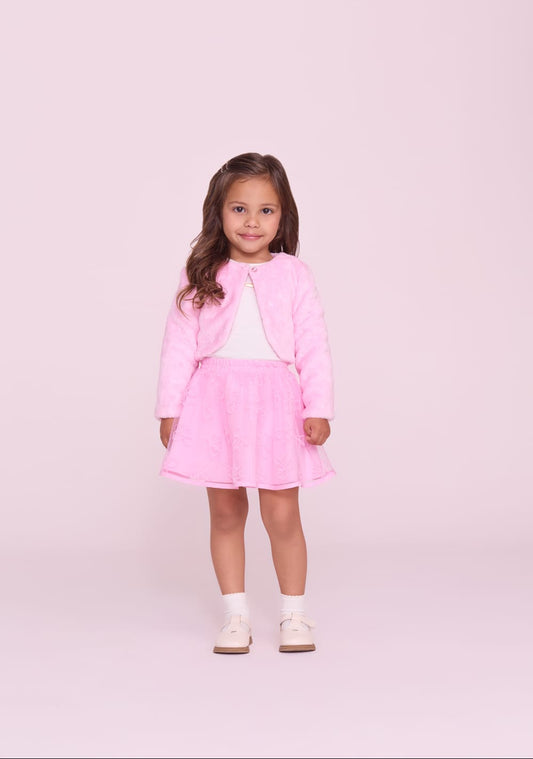 Bolero Infantil Rosa Buá