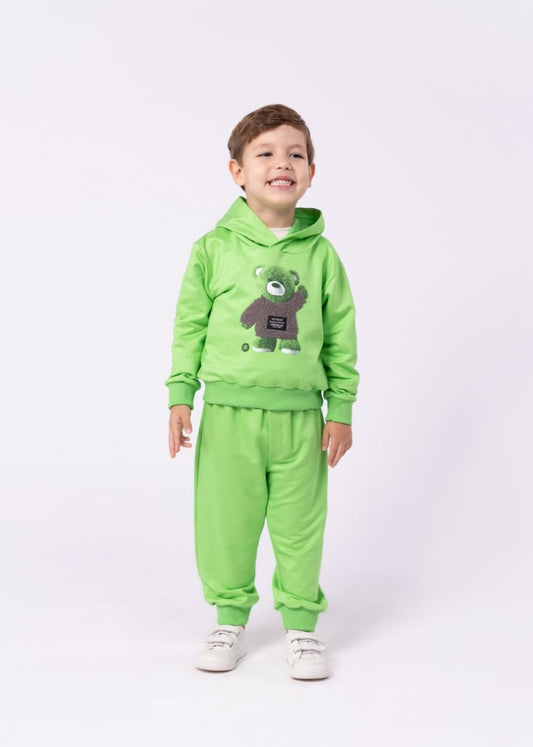 Conjunto Verde Urso UM+UM
