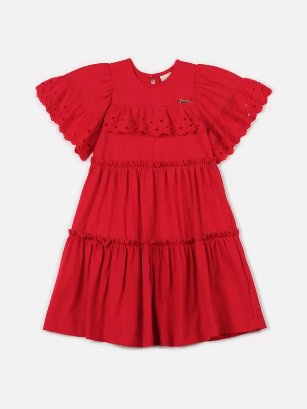 Vestido Renda Vermelho Animê