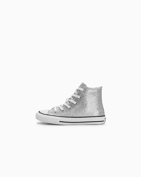 All Star Chuck Taylor Infantil Holiday Disco Prata