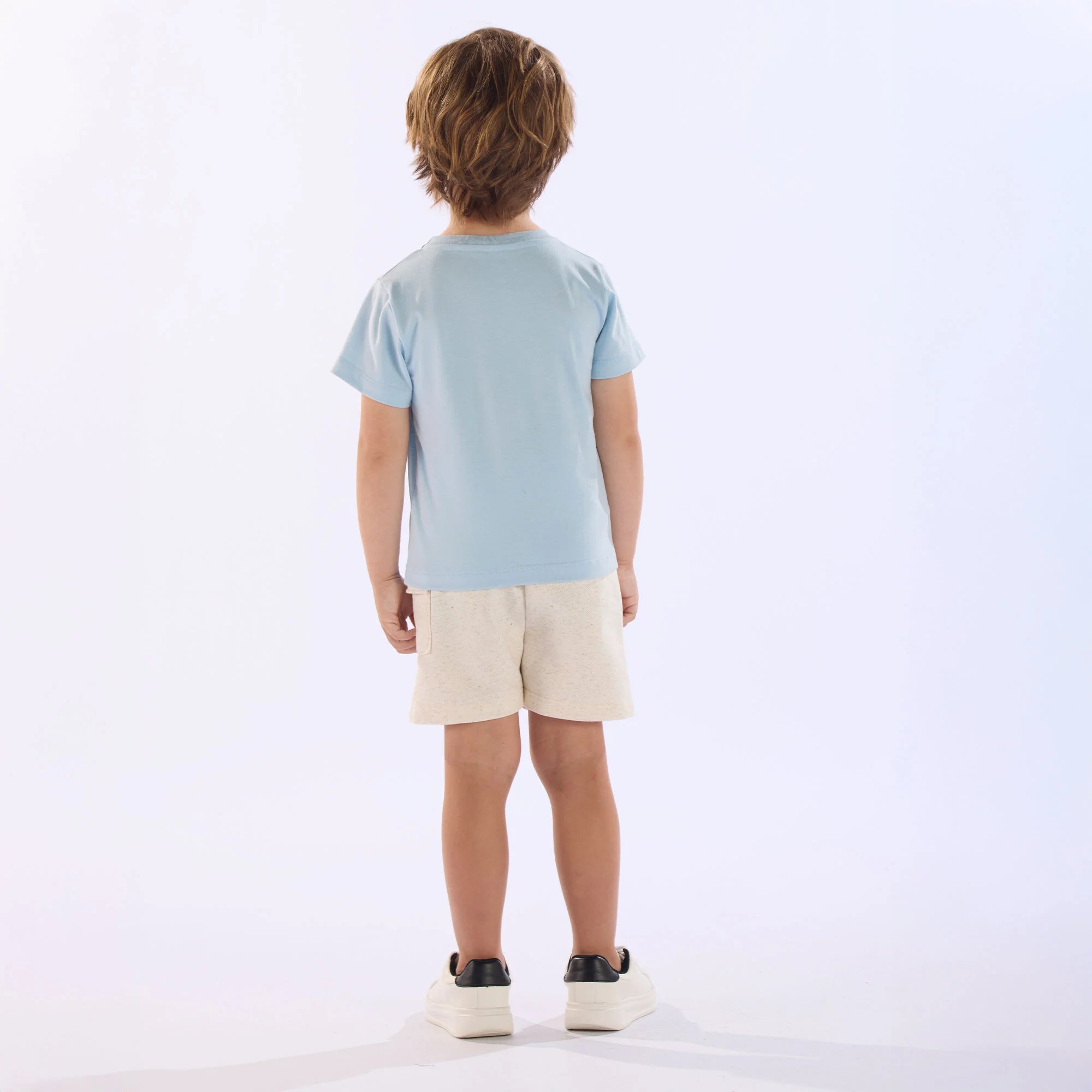 Conjunto Infantil Masculino Bermuda Bolso Buá