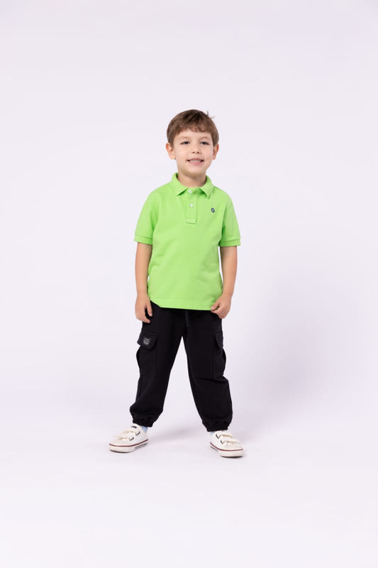 Polo Piquet Verde UM+UM