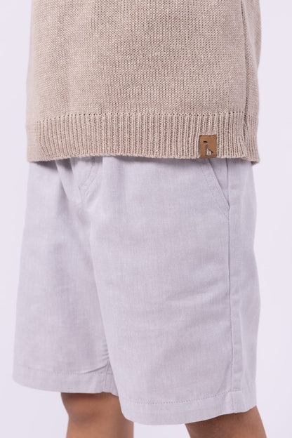 Blusa Tricot Bege Beabá
