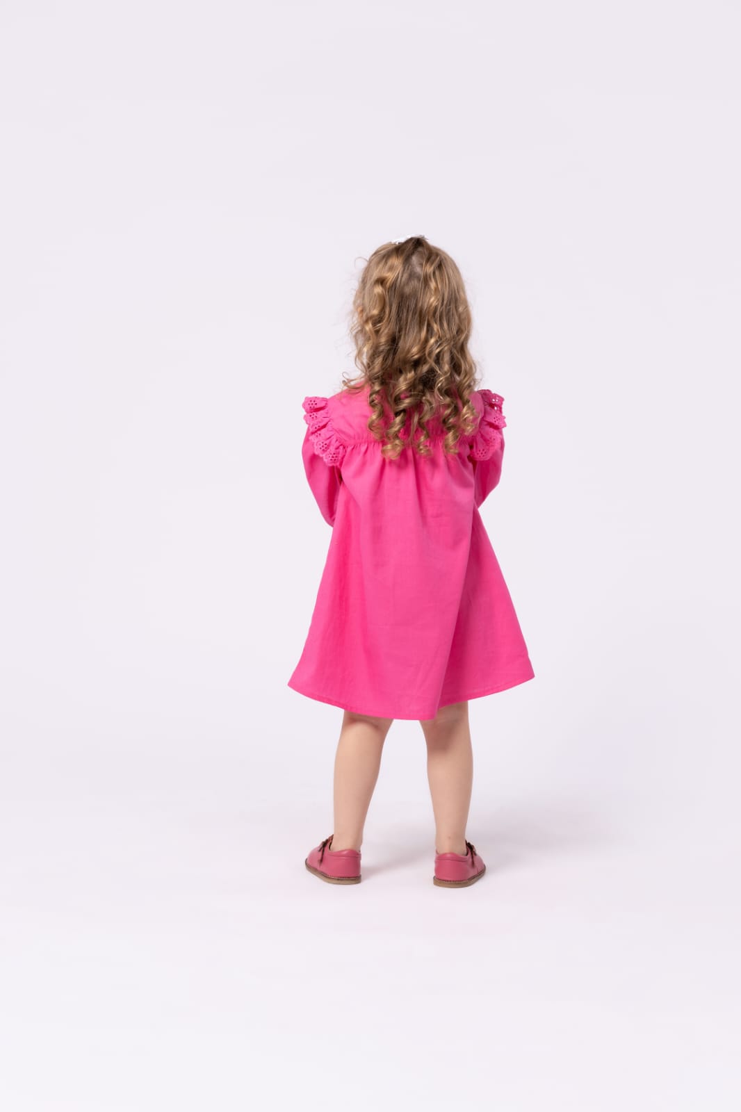 Vestido Bordado Pink UM+UM