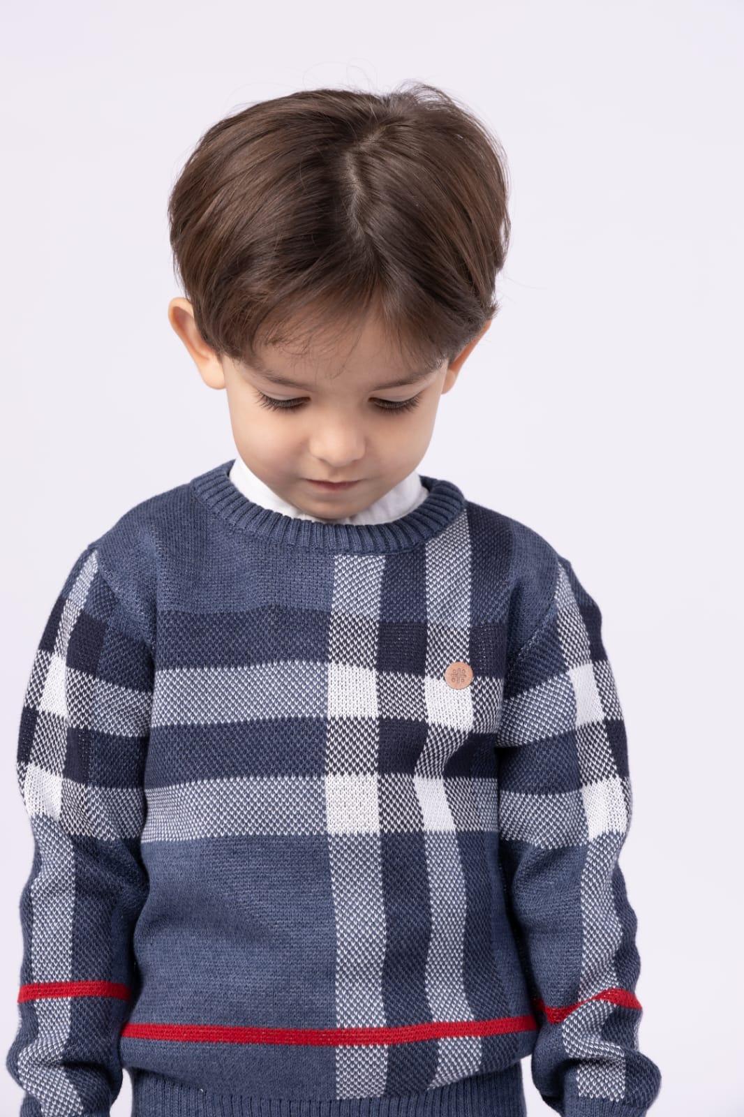 Blusa Tricot Marinho UM+UM