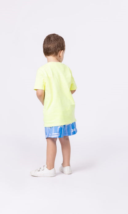 T-shirt Amarelo Flúor UM+UM