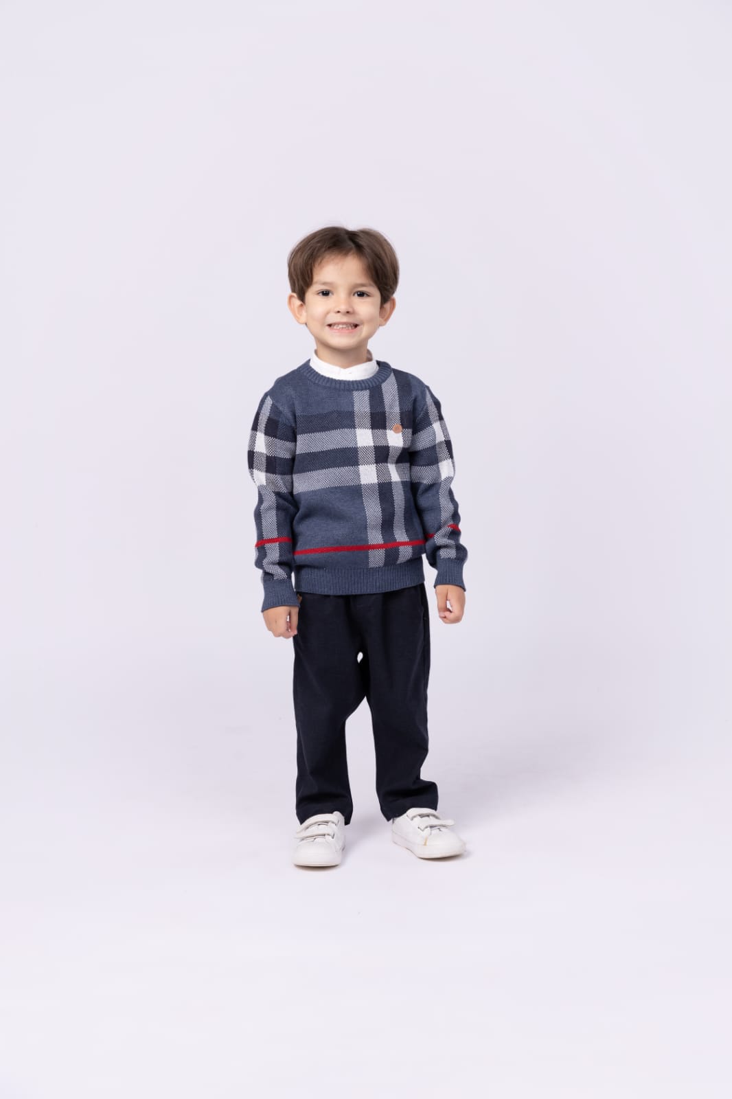 Blusa Tricot Marinho UM+UM