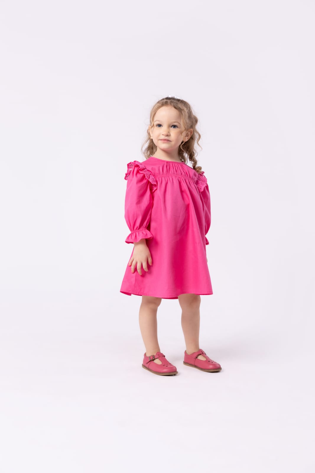 Vestido Bordado Pink UM+UM