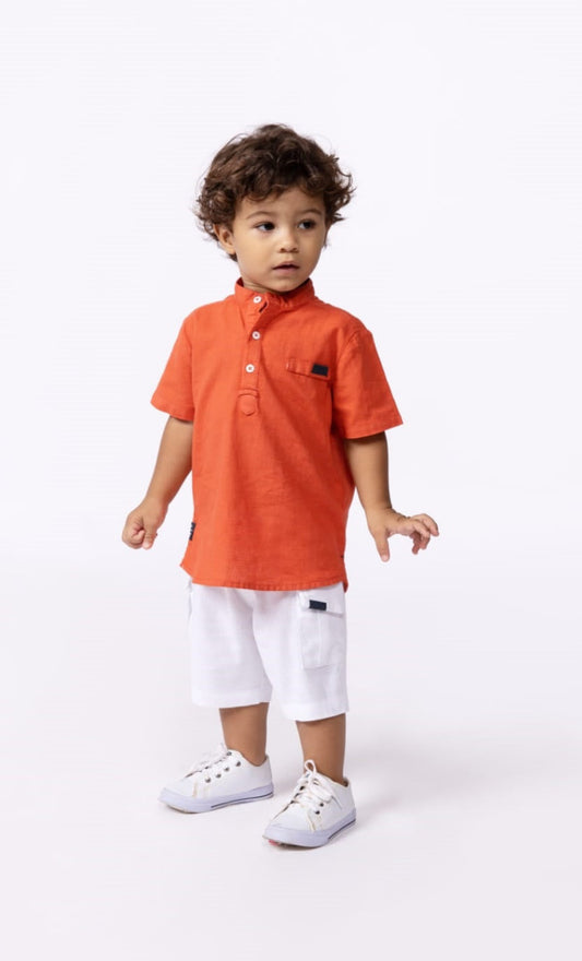 Bata Linho Terracota UM+UM