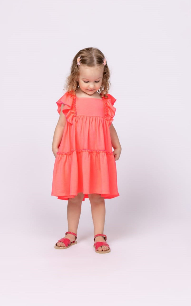 Vestido Rosa Fluor UM+UM