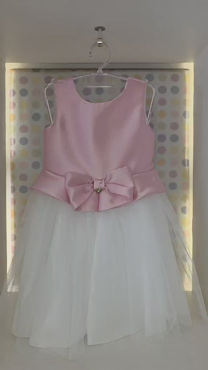 Vestido Infantil Menina Rosa Zibeline Buá