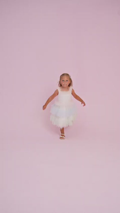 Vestido Infantil Color Corações Petit Cherie