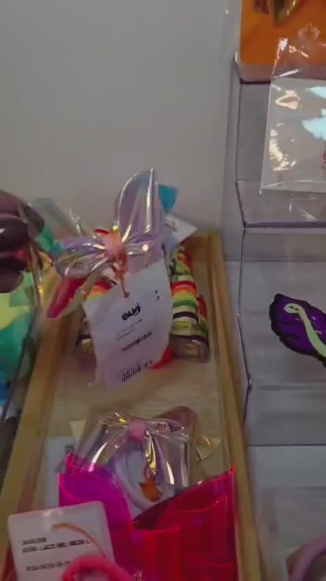 Laço Infantil Mel Holográfico Siri
