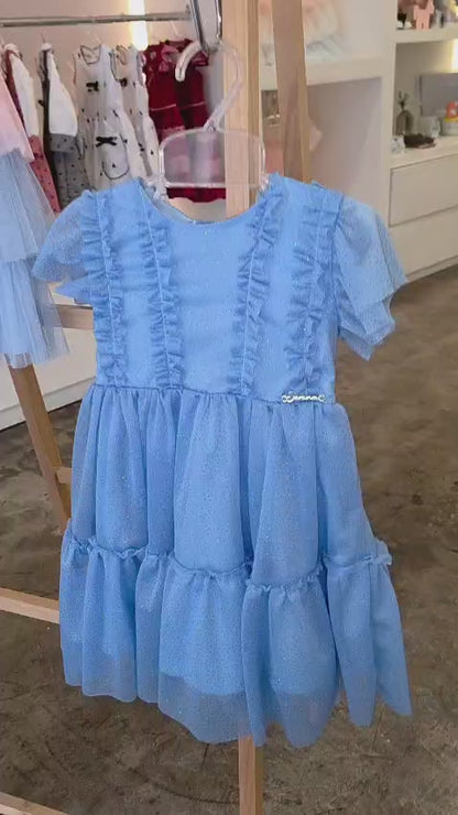 Vestido Bebê Tule Camadas Buá