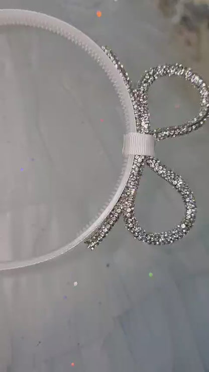 Tiara Infantil Laço Cristal Buá