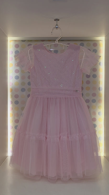 Vestido Infantil Mini Corações Petit Cherie