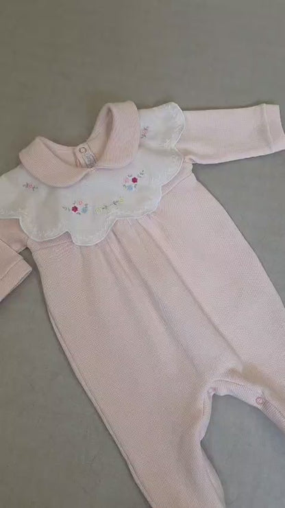 Macacão Bebê Sofia Rosa Buá