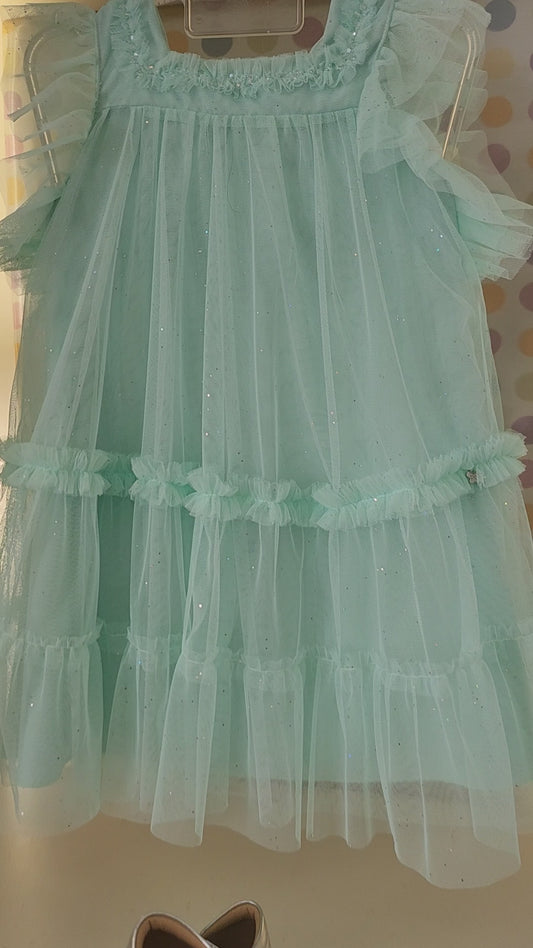 Vestido Verde Água Petit Cherie