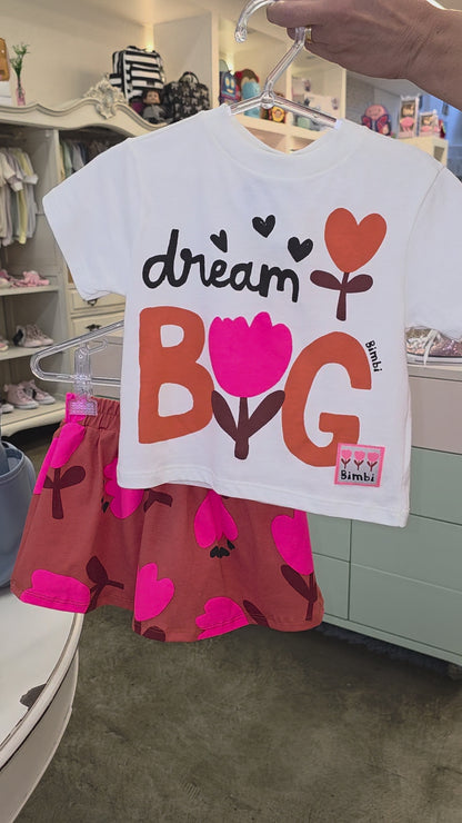 Conjunto Infantil Tulipas Neon Buá