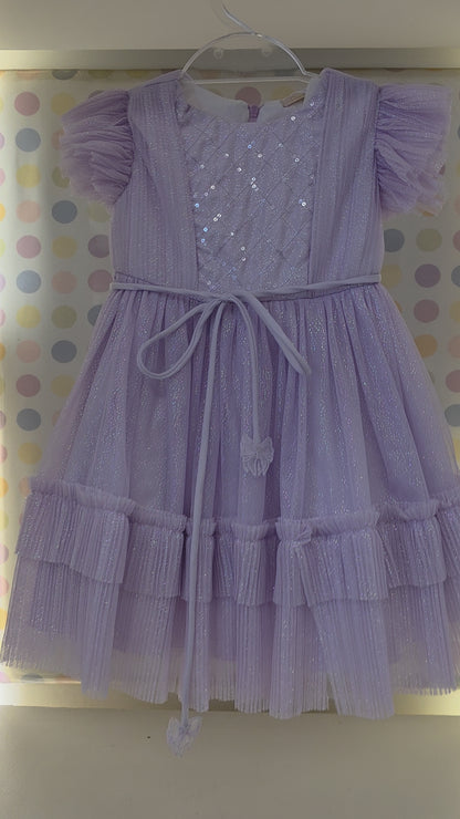 Vestido Bebê Lilás Petit Cherie