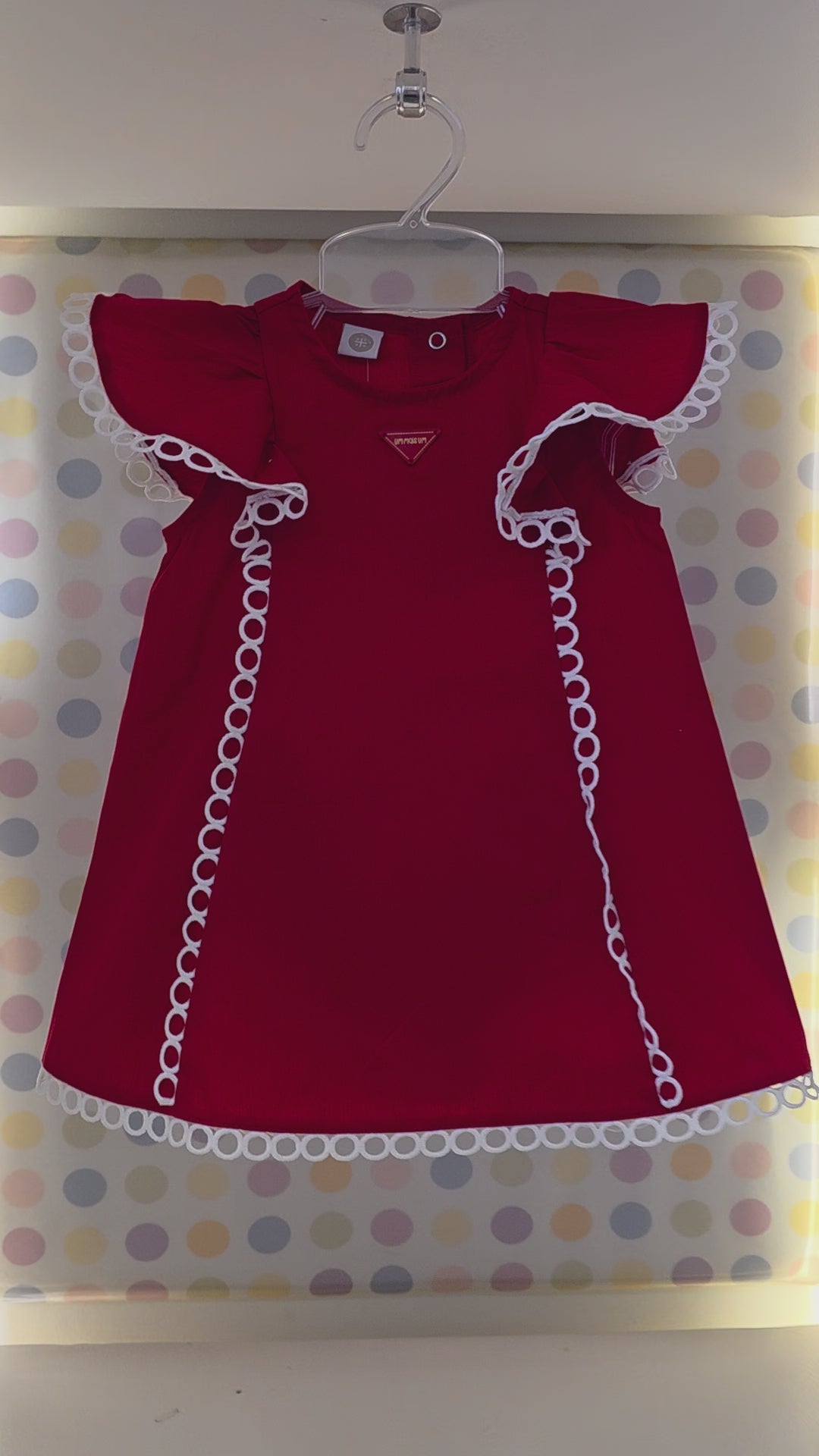 Vestido Bebê Vermelho UM+UM