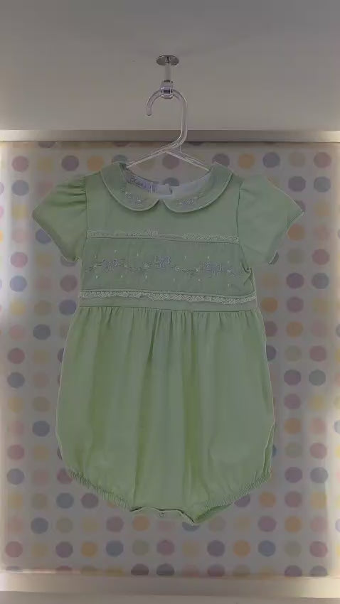 Homper Bebê Floral Verde Buá