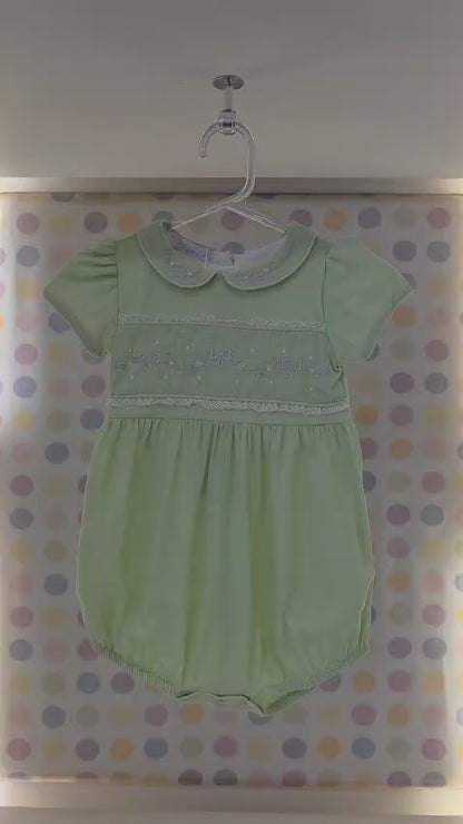 Homper Bebê Floral Verde Buá