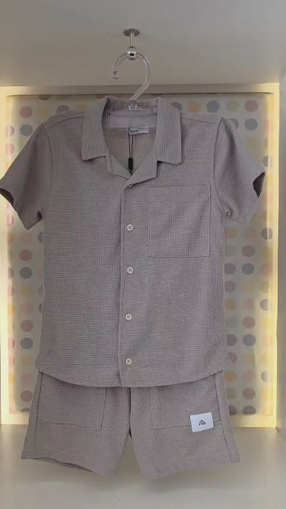 Conjunto Infantil Menino Cáqui Buá