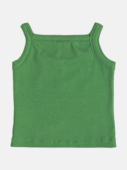 Regata Infantil Menina Verde Strass Momi
