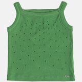 Regata Infantil Menina Verde Strass Momi