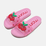 Slide Infantil Menina Rosa Cereja Momi